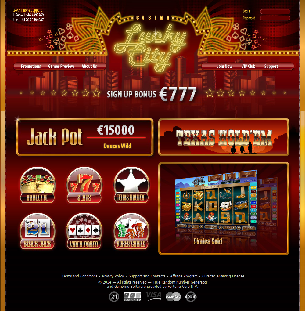 Сайт Casino Lucky City
